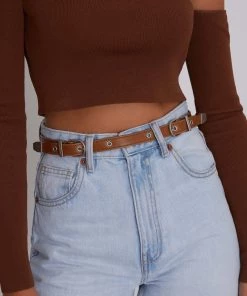 Mattnat DOLLY Women's Vegan Skinny Belt