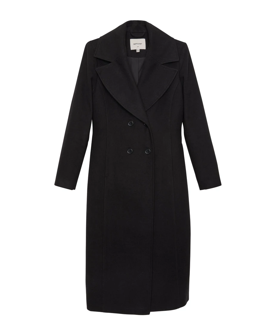 Mattnat Outerwear CLARESA Women's Vegan Wool Coat 1 Mattnat Outerwear CLARESA Women's Vegan Wool Coat