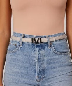 Mattnat LORIA Women’s Vegan High Waist Belt - Purity Small Vegan Goods