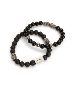 Mattnat MIRACLE - Black Stone Bracelet