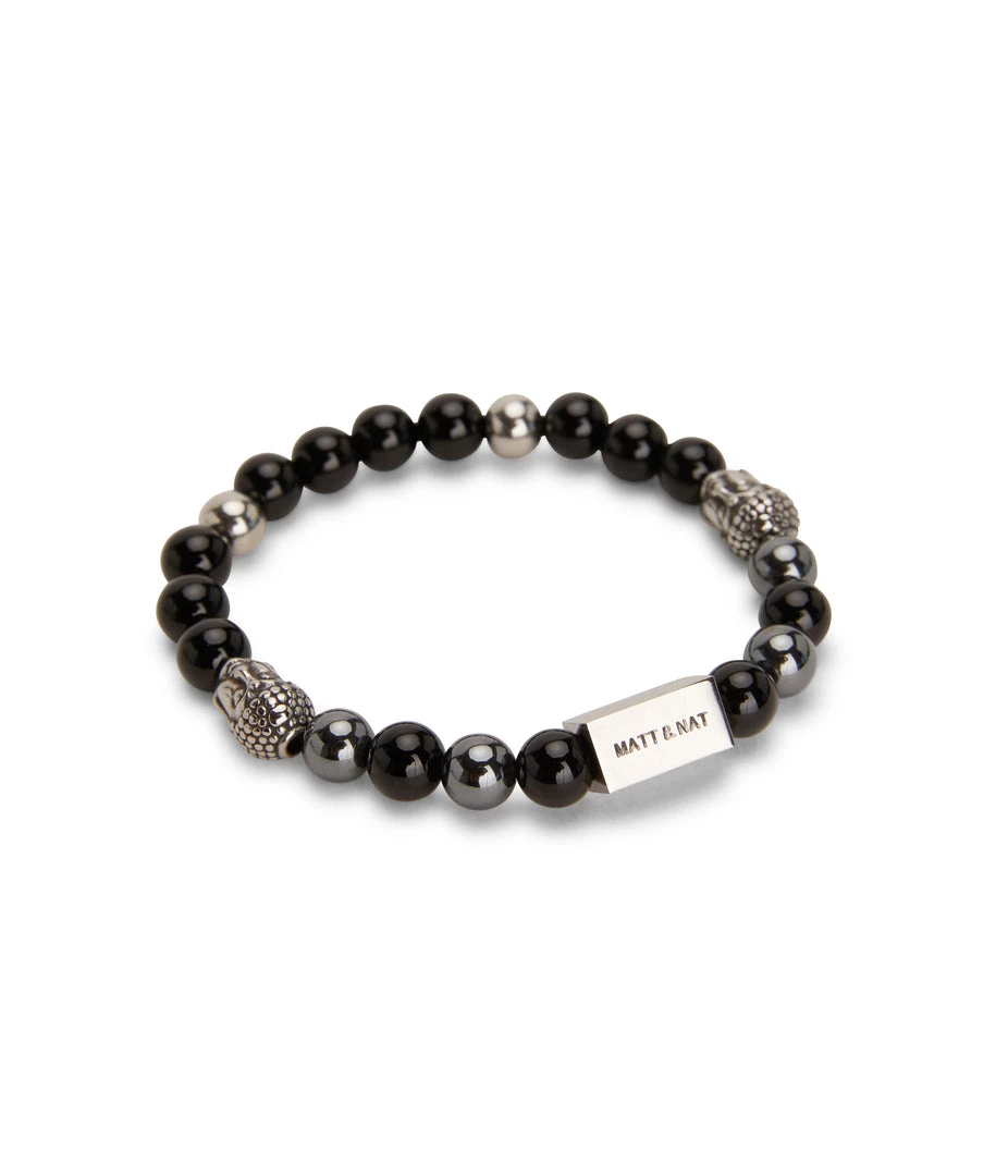 Mattnat Bracelets MIRACLE - Black & Grey Stone Bracelet 4 Mattnat Bracelets MIRACLE - Black & Grey Stone Bracelet