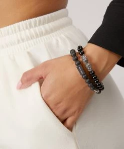 Mattnat MIRACLE - Black Stone Bracelet