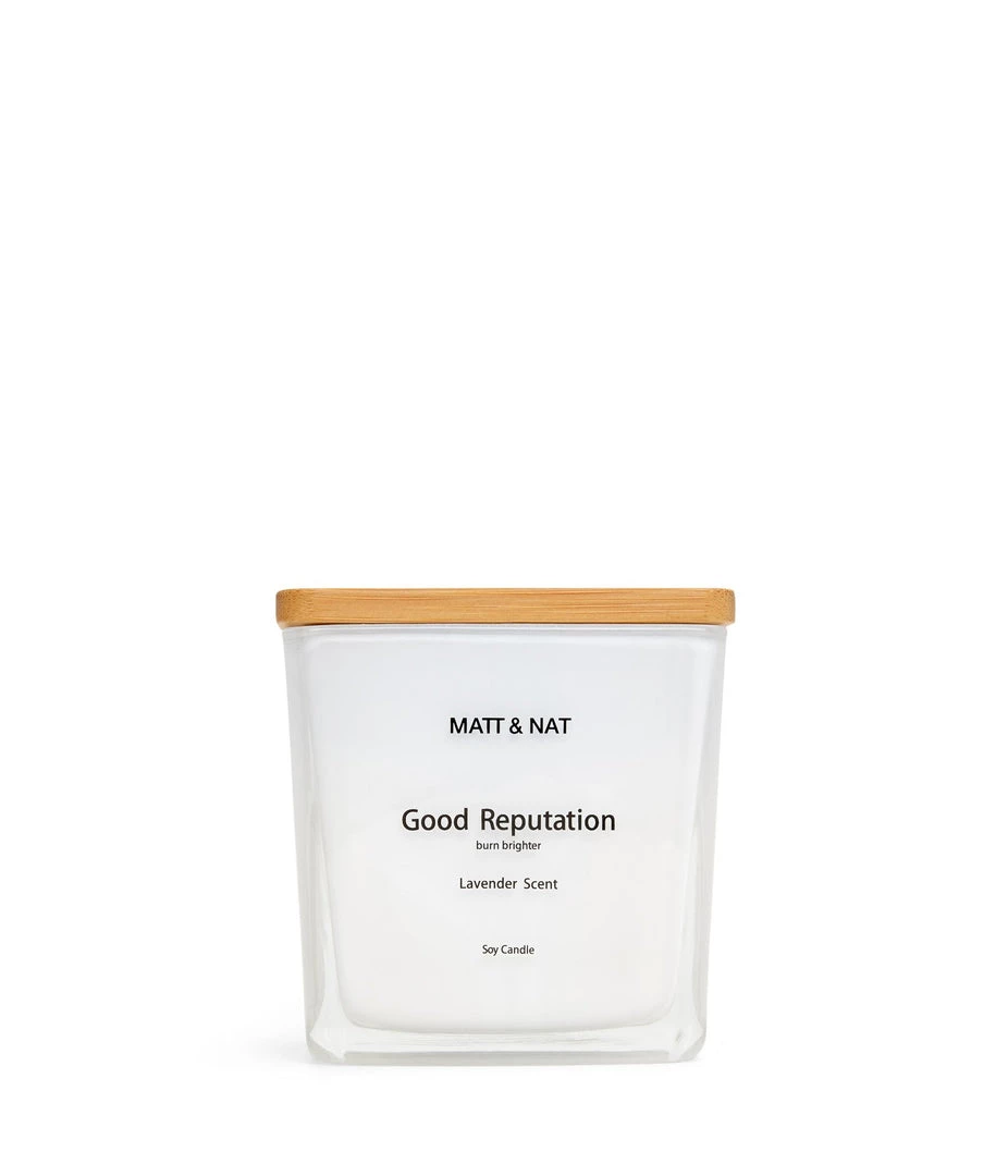 Mattnat Good Reputation Mini Square Soy Candle 1 Mattnat Good Reputation Mini Square Soy Candle