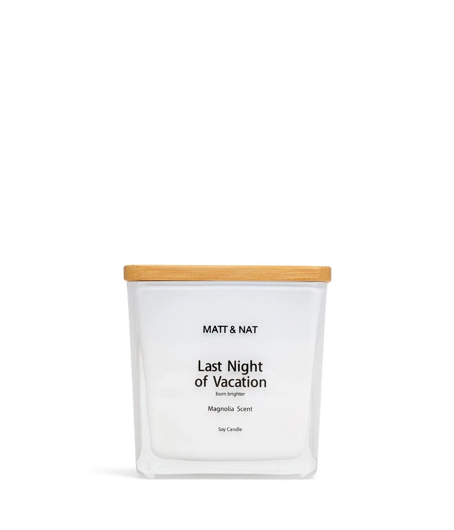 Mattnat LAST NIGHT ON VACATION REG. SQ Candle 1 Mattnat LAST NIGHT ON VACATION REG. SQ Candle