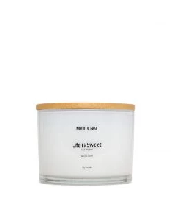 Mattnat Life Is Sweet Large Soy Candle Candles
