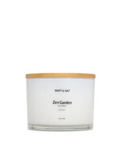 Mattnat Zen Garden Large Round Candle Candles