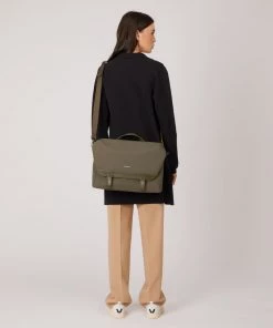 Mattnat MARTEL Vegan Messenger Bag - Canvas