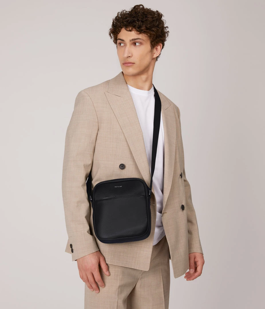 Mattnat Men's Dwell COENMINI Small Vegan Crossbody Bag - Dwell 2 Mattnat Men's Dwell COENMINI Small Vegan Crossbody Bag - Dwell