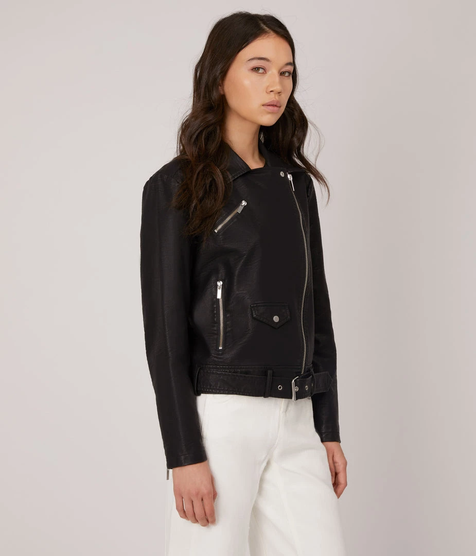 Mattnat DRADEN Vegan Leather Jacket Outerwear 3 Mattnat DRADEN Vegan Leather Jacket Outerwear