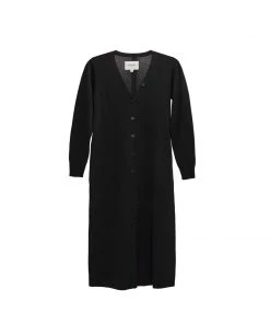 Mattnat New Arrivals FRANEK Long Sleeve Button Front Longline Cardigan