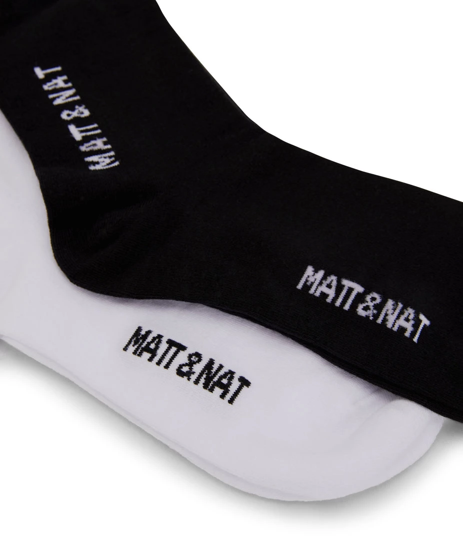 Mattnat SOCK Organic Cotton Socks Box Set Black & White 5 Mattnat SOCK Organic Cotton Socks Box Set Black & White