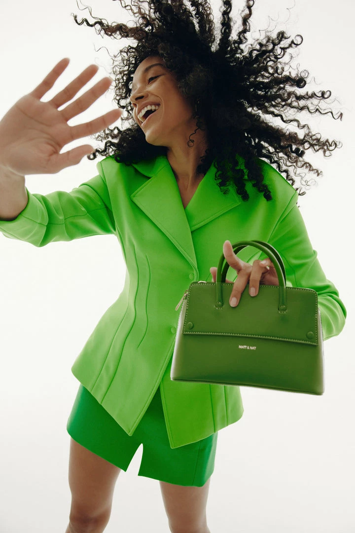 Mattnat SILVA SM Small Vegan Satchel - APPLESKIN™ 16 Mattnat SILVA SM Small Vegan Satchel - APPLESKIN™