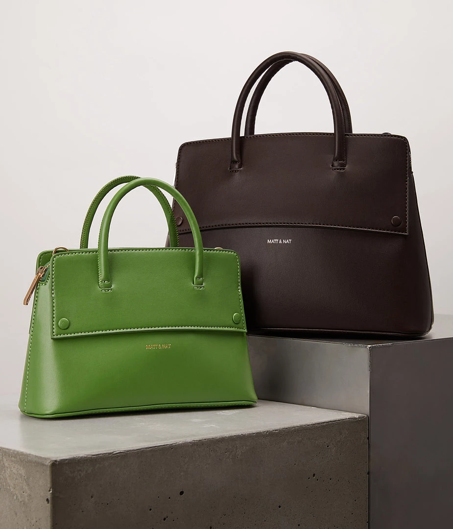 Mattnat SILVA SM Small Vegan Satchel - APPLESKIN™ 20 Mattnat SILVA SM Small Vegan Satchel - APPLESKIN™