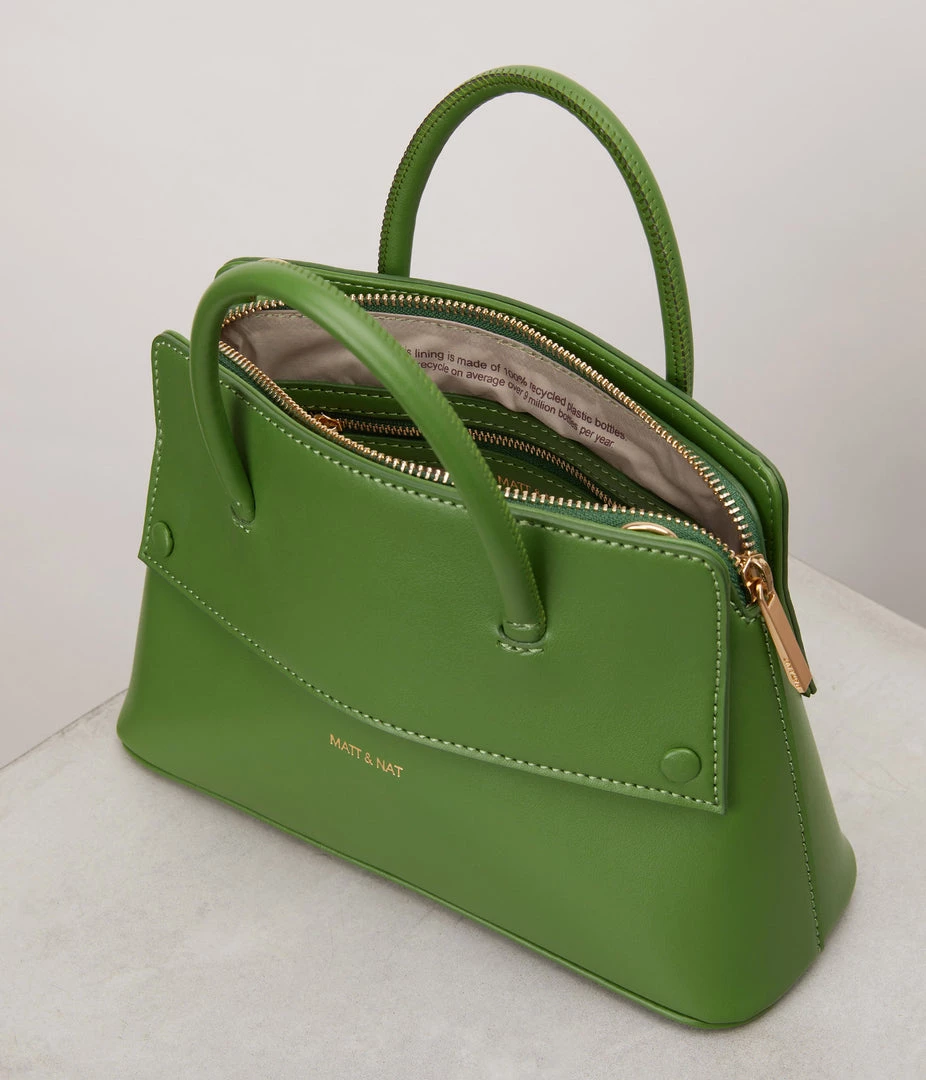 Mattnat SILVA SM Small Vegan Satchel - APPLESKIN™ 18 Mattnat SILVA SM Small Vegan Satchel - APPLESKIN™